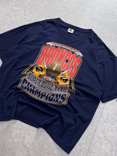 Vintage 90s Denver Broncos NFL Superbowl Tee (XL)