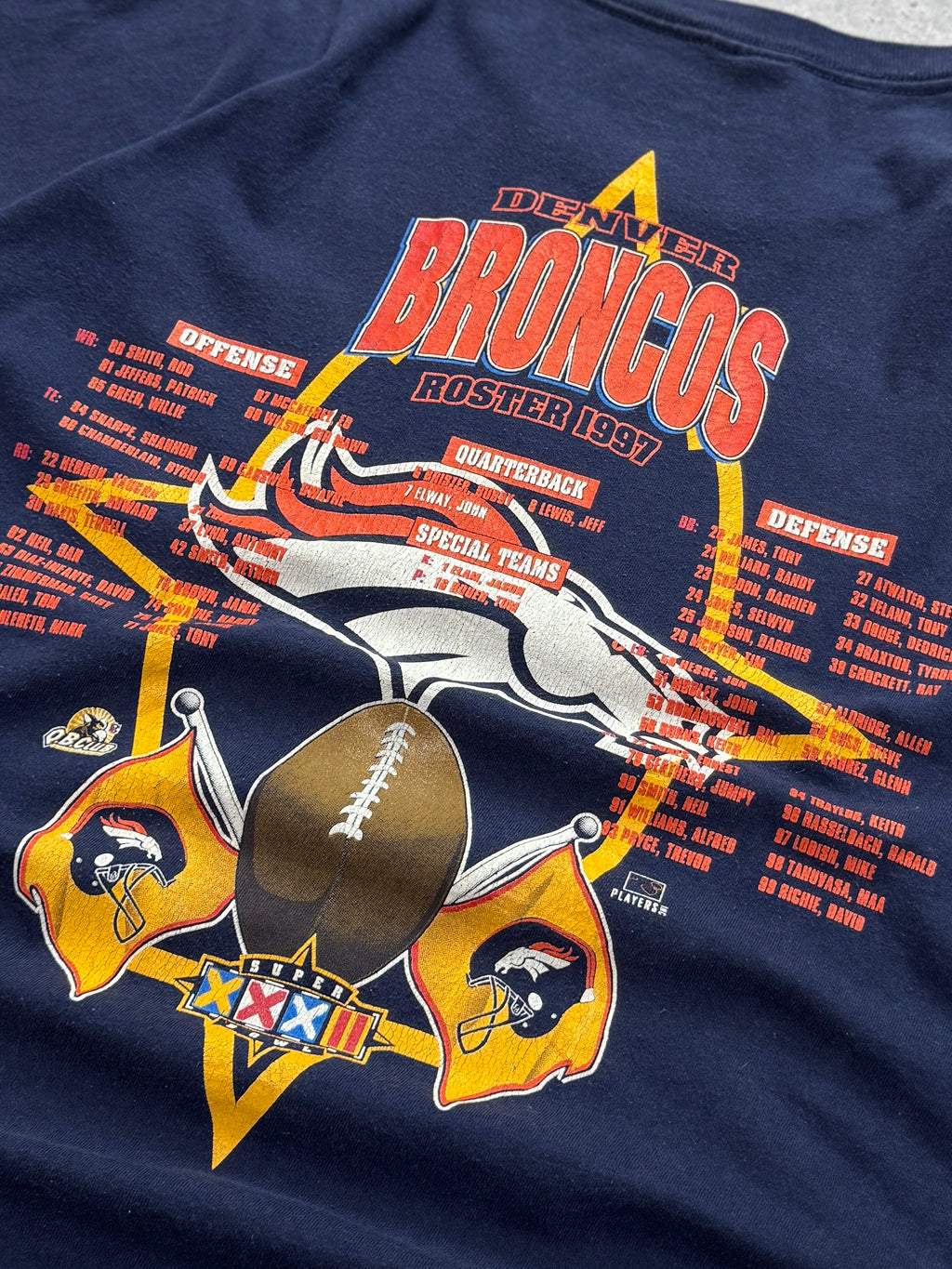 Vintage 90s Denver Broncos NFL Superbowl Tee (XL)