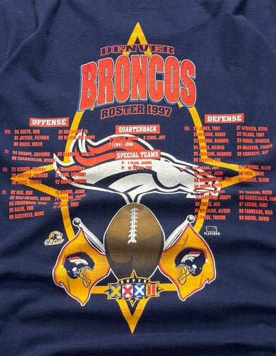 Vintage 90s Denver Broncos NFL Superbowl Tee (XL)