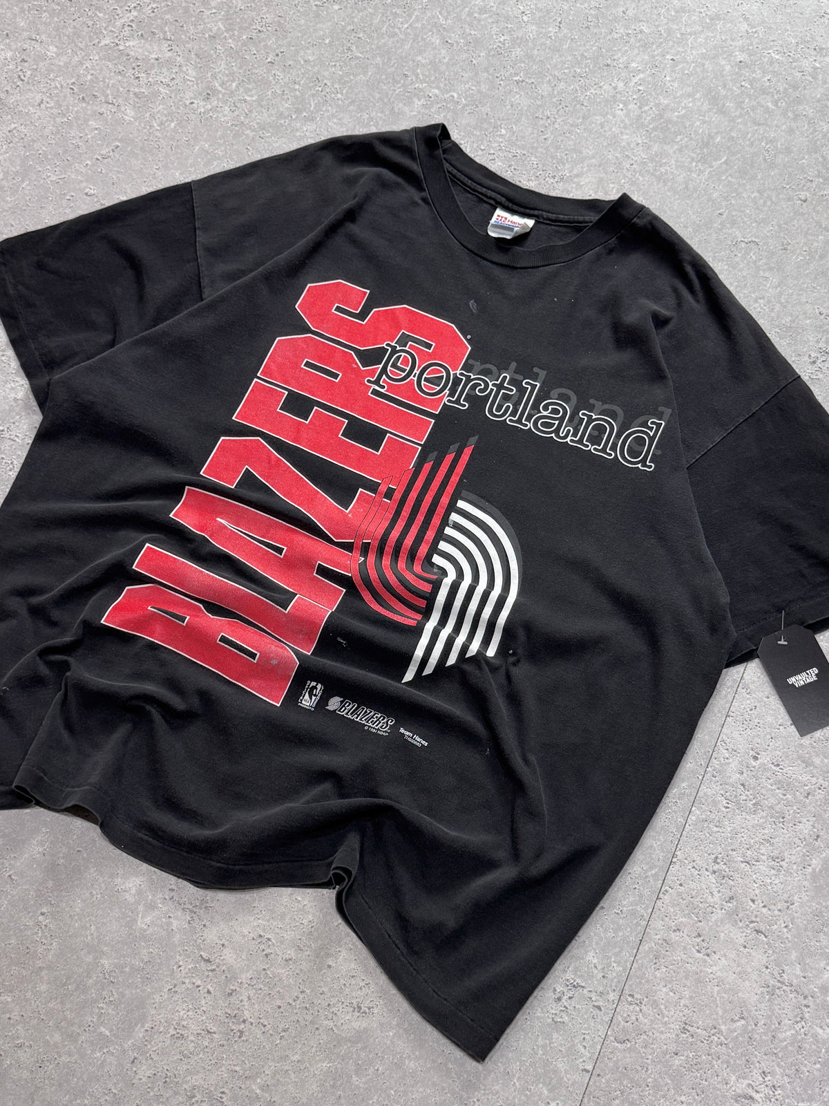Vintage 90s Portland Trailblazers NBA Tee (XXL)