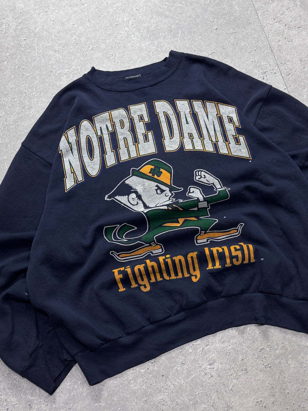 Vintage 90s Notre Dame College Sweater (XL)