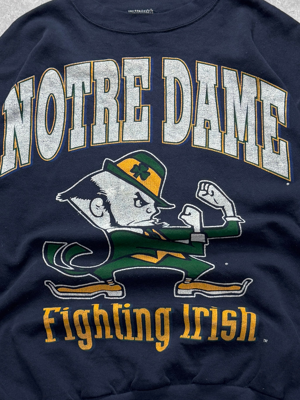 Vintage 90s Notre Dame College Sweater (XL)