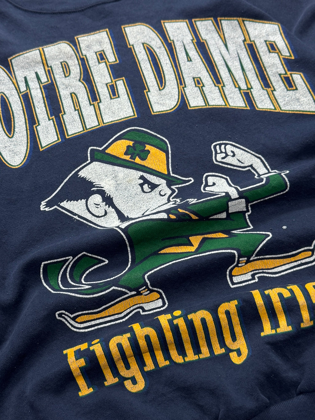 Vintage 90s Notre Dame College Sweater (XL)