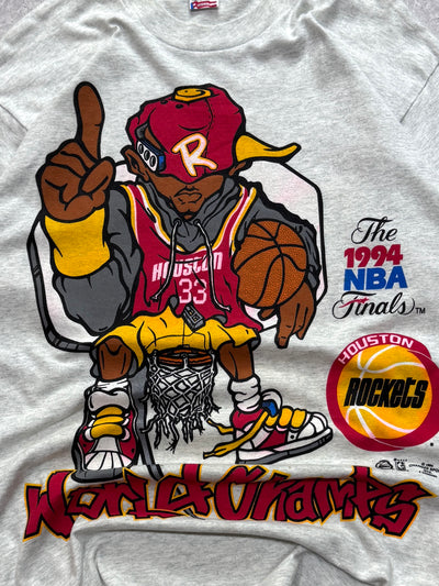Vintage 1994 Houston Rockets NBA Finals Graphic Tee (L)