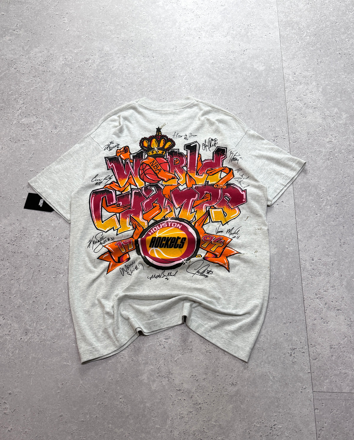 Vintage 1994 Houston Rockets NBA Finals Graphic Tee (L)