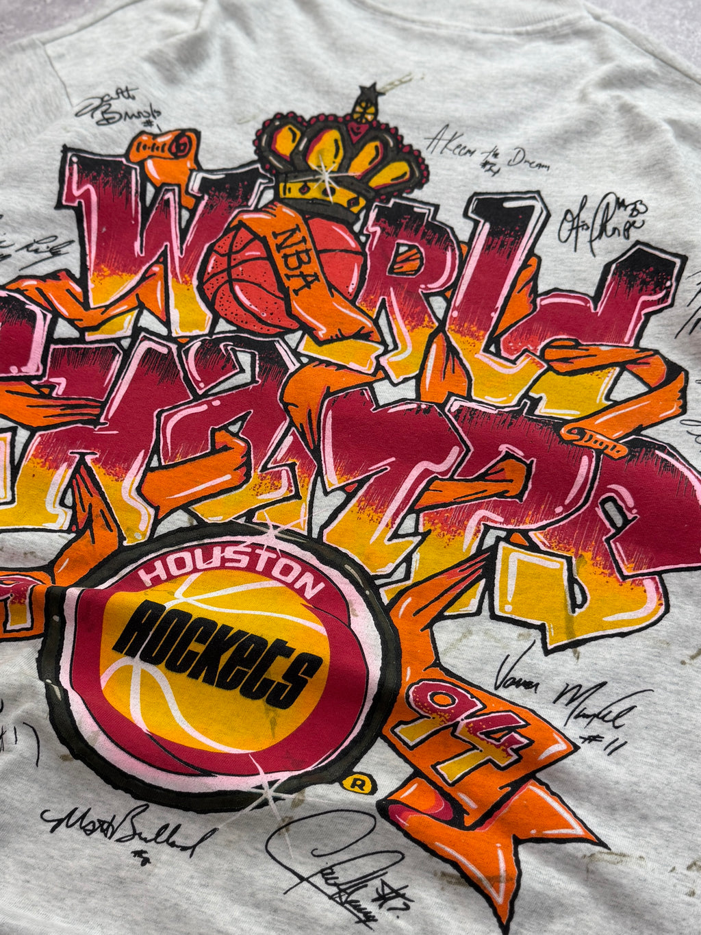 Vintage 1994 Houston Rockets NBA Finals Graphic Tee (L)