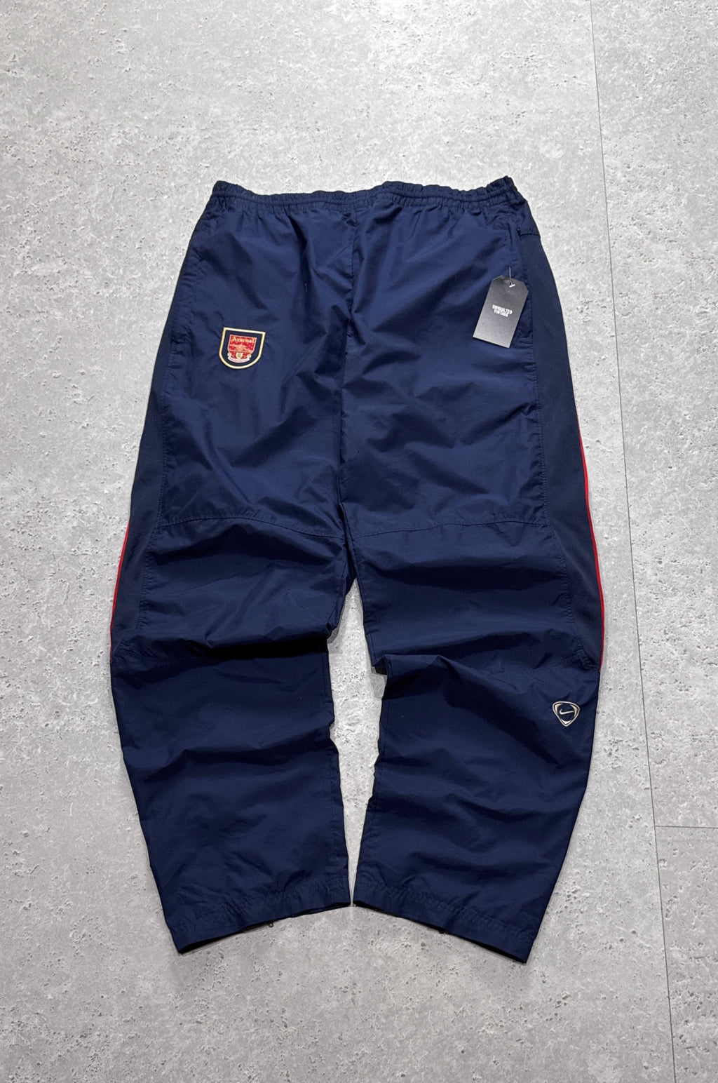 Vintage 90s Nike X Arsenal Gunners Football Track Pants (L)