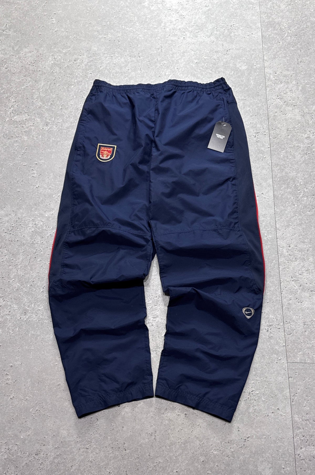 Vintage 90s Nike X Arsenal Gunners Football Track Pants (L)