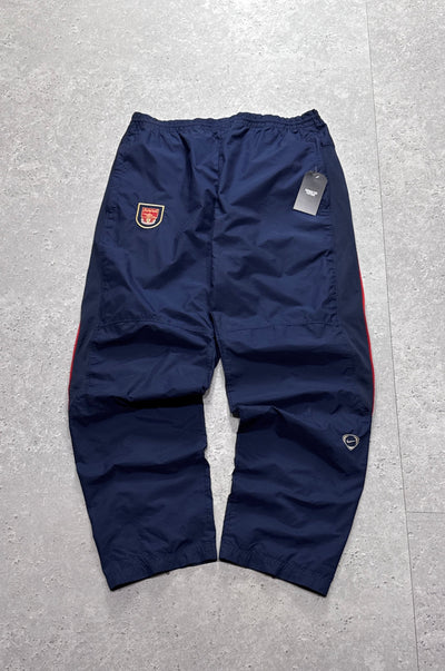 Vintage 90s Nike X Arsenal Gunners Football Track Pants (L)