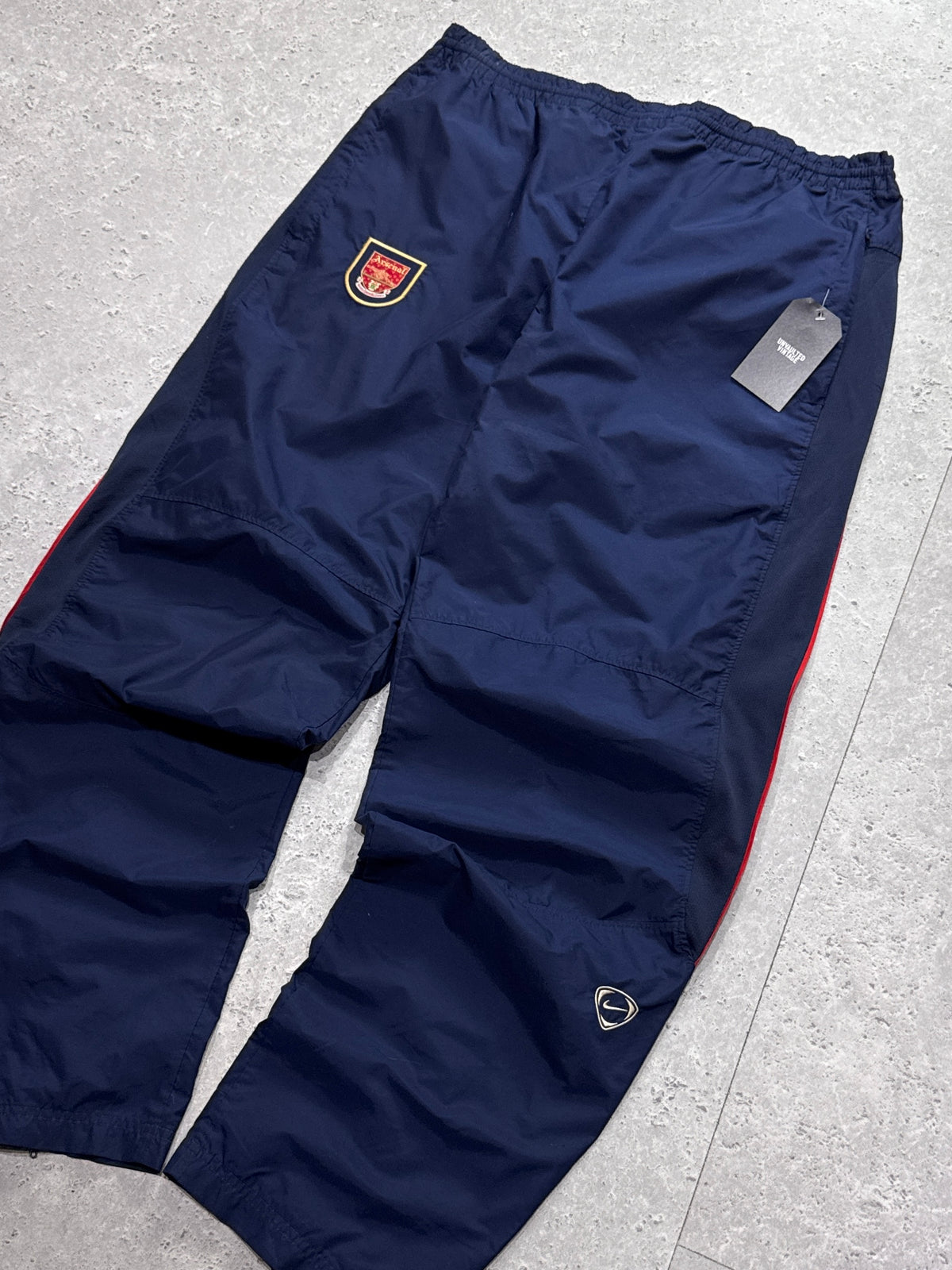 Vintage 90s Nike X Arsenal Gunners Football Track Pants (L)