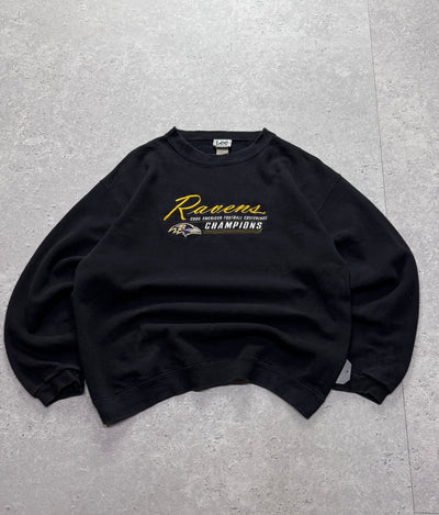 Vintage 2000s Baltimore Ravens Embroidered NFL Sweater (L)