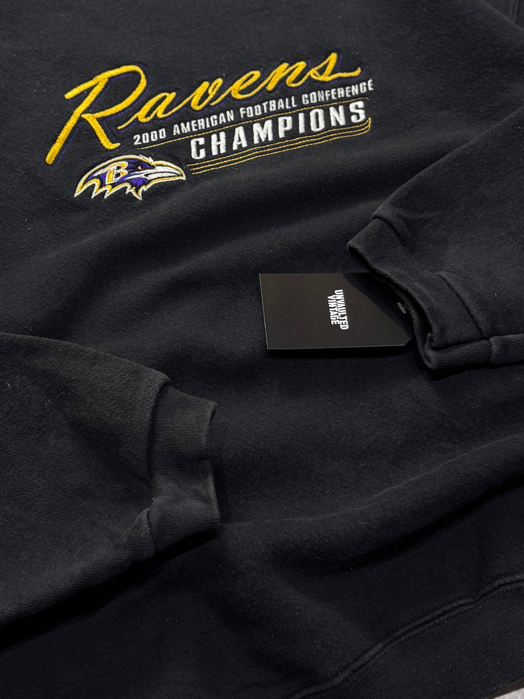 Vintage 2000s Baltimore Ravens Embroidered NFL Sweater (L)