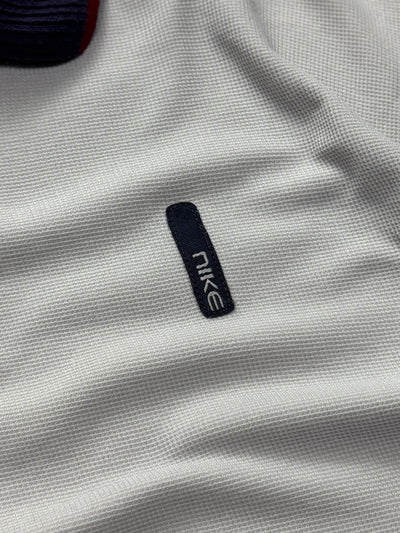 Vintage 2000s Nike Zip Up Polo Shirt (M)