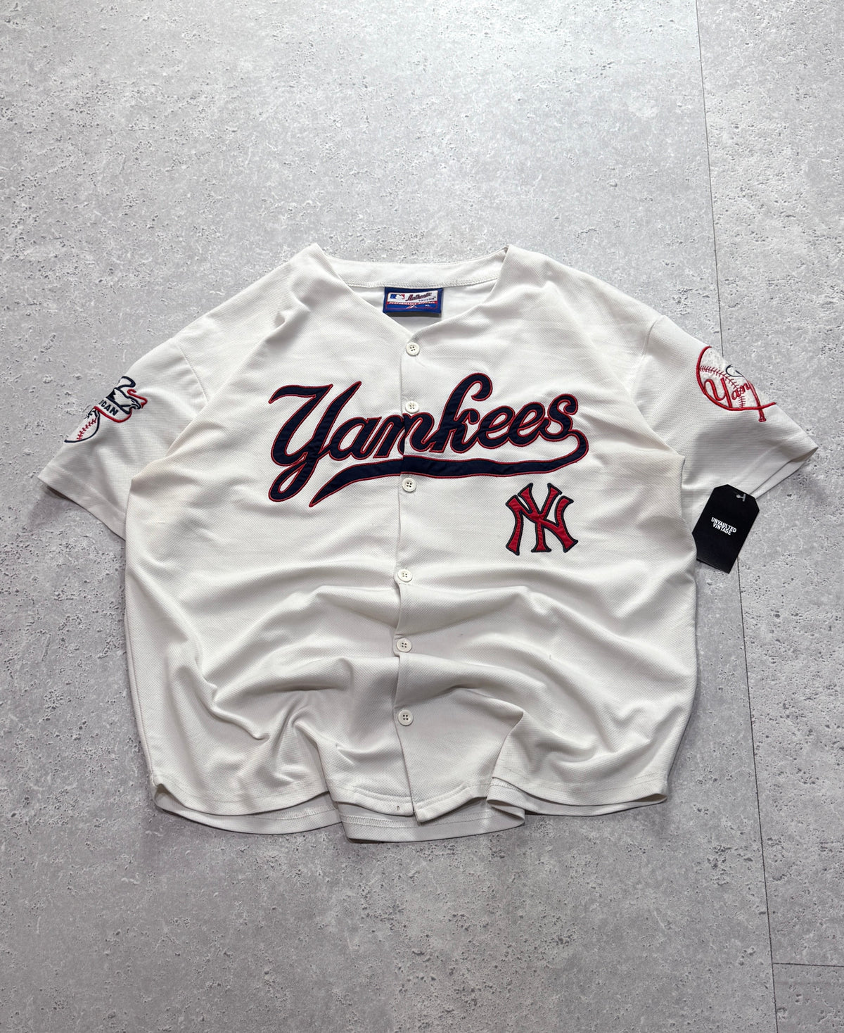 Vintage 2000s New York Yankees MLB Baseball Jersey (L)