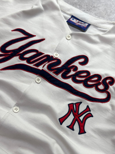 Vintage 2000s New York Yankees MLB Baseball Jersey (L)