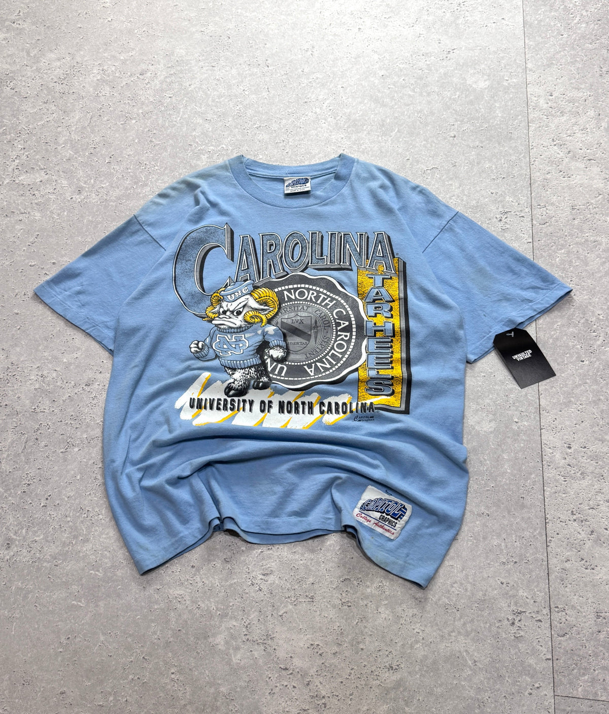 Vintage 90s North Carolina University Mascot Tee (L)