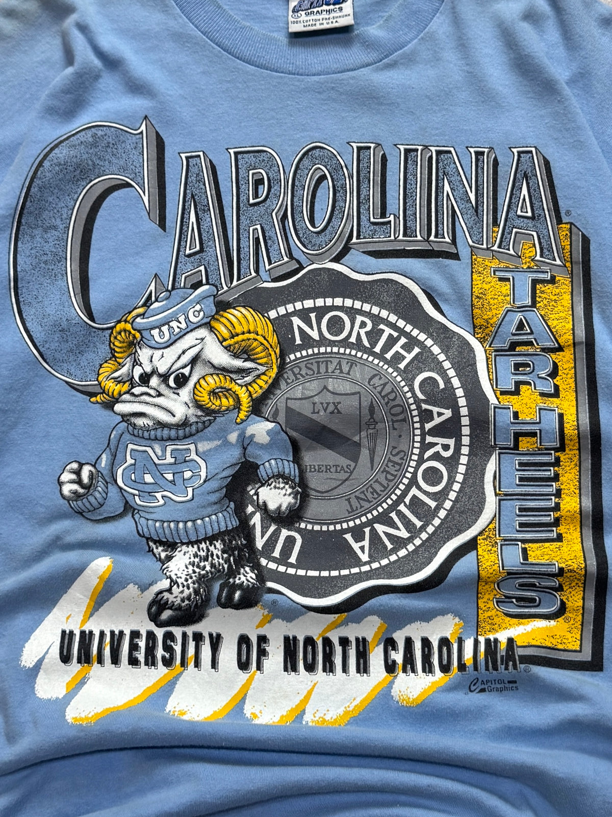 Vintage 90s North Carolina University Mascot Tee (L)
