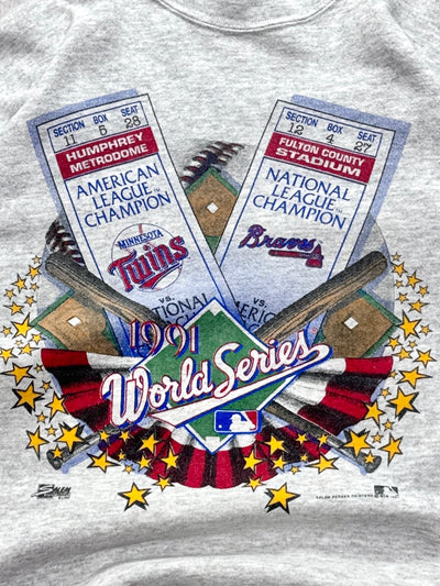 Vintage 1991 Salem X World Series MLB Sweater (M)