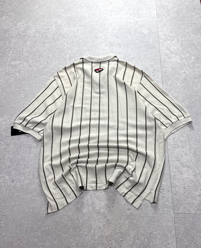 Vintage 90s Nike X Tiger Woods Striped Golf Polo Shirt (XL)