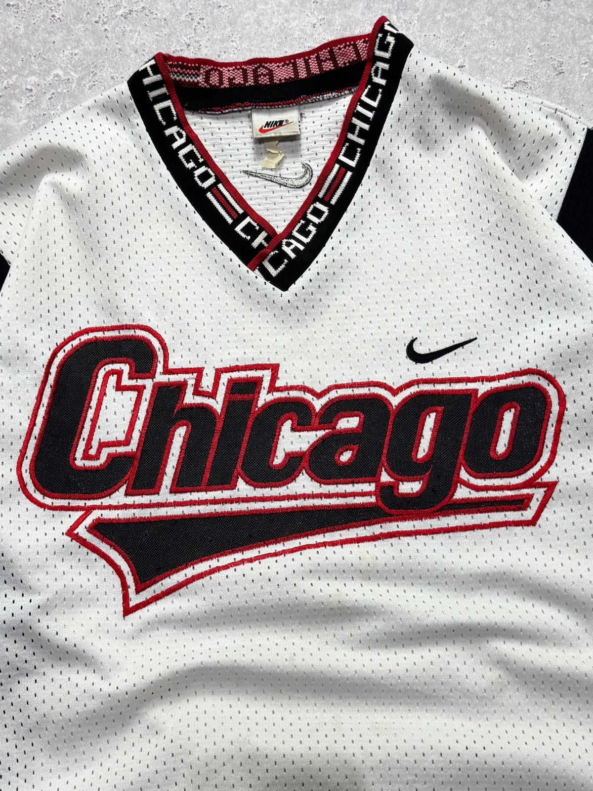Vintage 90s Nike Team X Chicago Bulls NBA Supporter Jersey (XXL)