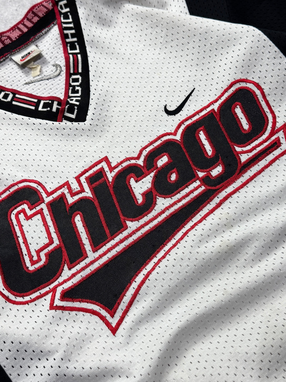Vintage 90s Nike Team X Chicago Bulls NBA Supporter Jersey (XXL)