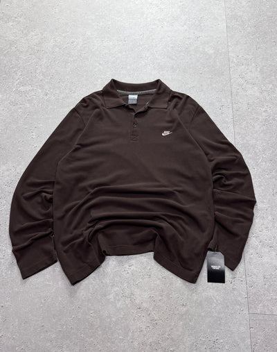 Vintage 2000s Nike Lightweight Rugby Sweater (XL)