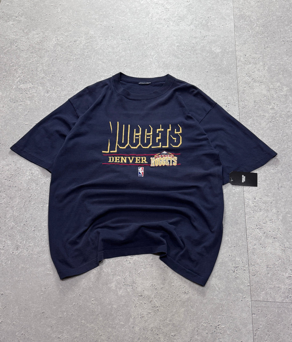 Vintage 90s Denver Nuggets Embroidered NBA Tee (XL)