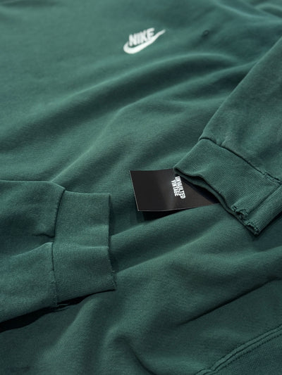 Vintage 90s Nike Embroidered Forest Green Sweater (L)