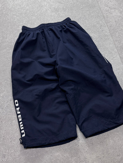 2000s Umbro Spellout 3/4 Track Shorts (S)
