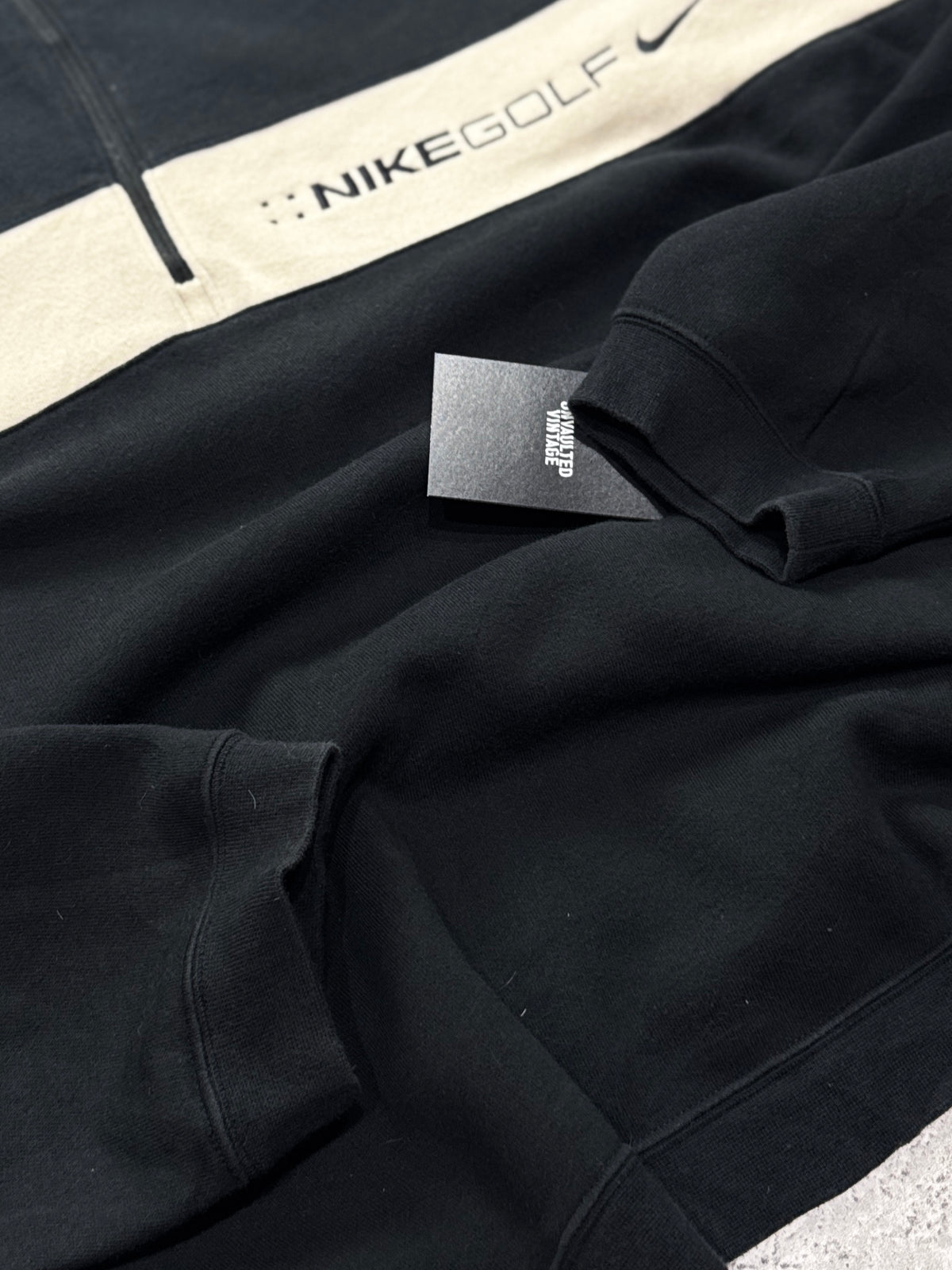 Vintage 2000s Nike Golf Embroidered Quarter Zip Sweater (XL)