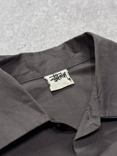 Vintage 90s Stussy Skatewear Bowling Button Up Shirt (M)
