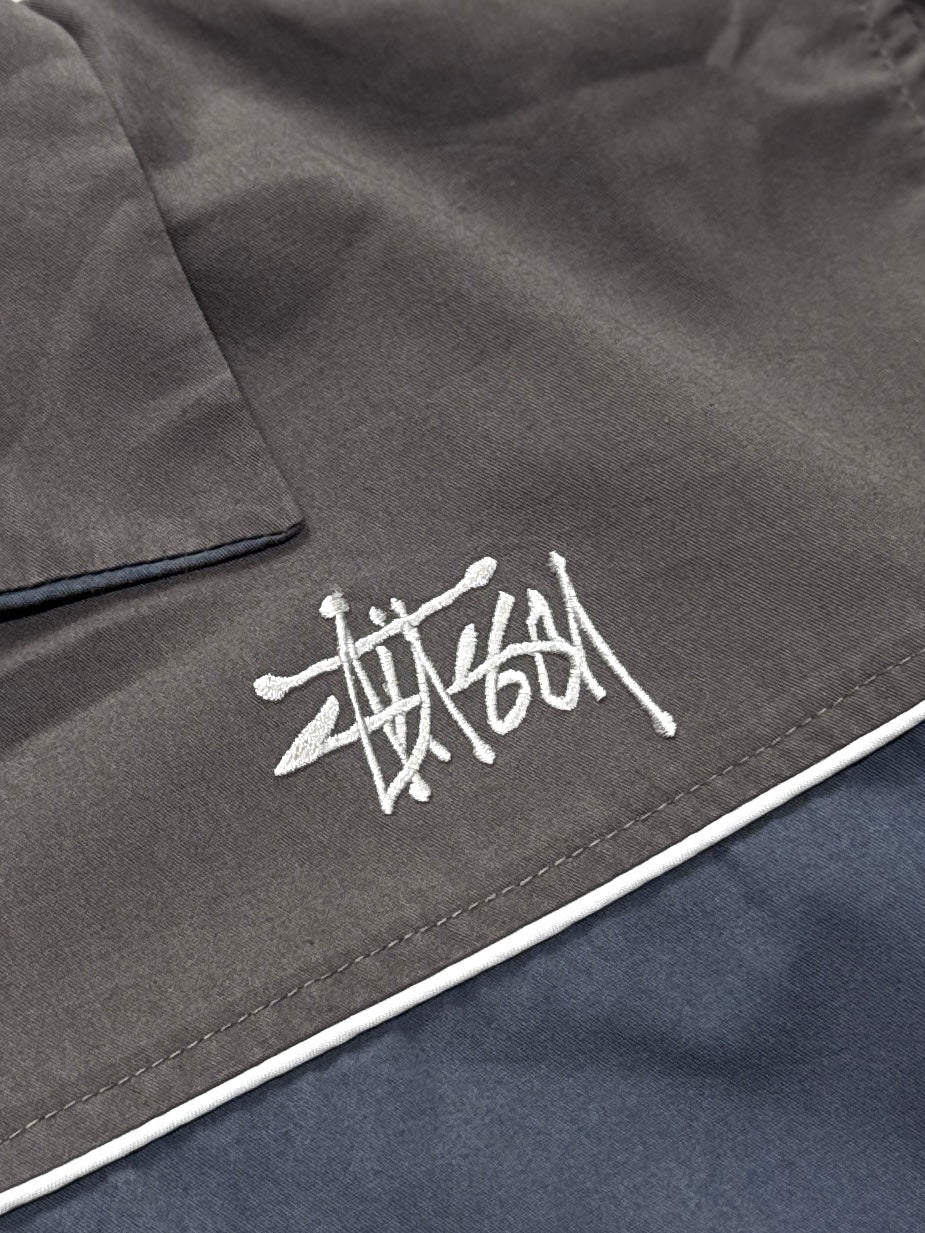 Vintage 90s Stussy Skatewear Bowling Button Up Shirt (M)