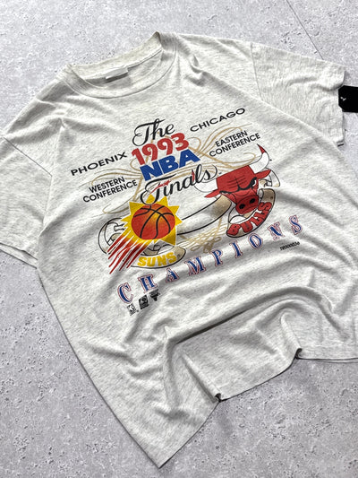 Vintage 1993 NBA Finals Chicago Bulls Vs Phoenix Suns Tee (M)