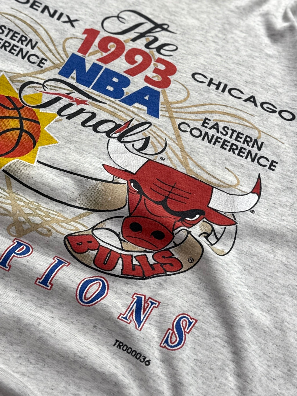 Vintage 1993 NBA Finals Chicago Bulls Vs Phoenix Suns Tee (M)