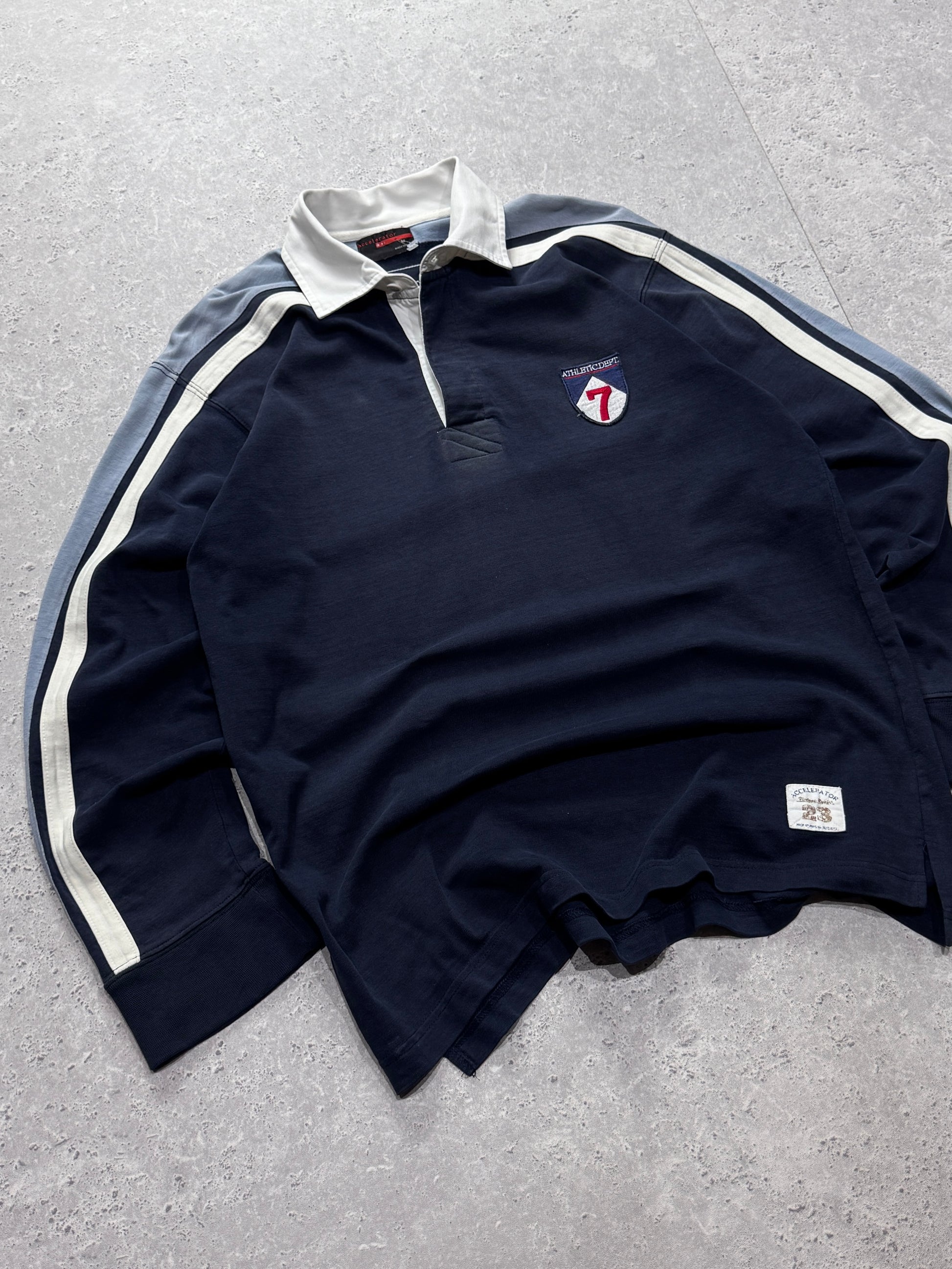 Vintage 2000s Athletic Dept Rugby Sweater (L)
