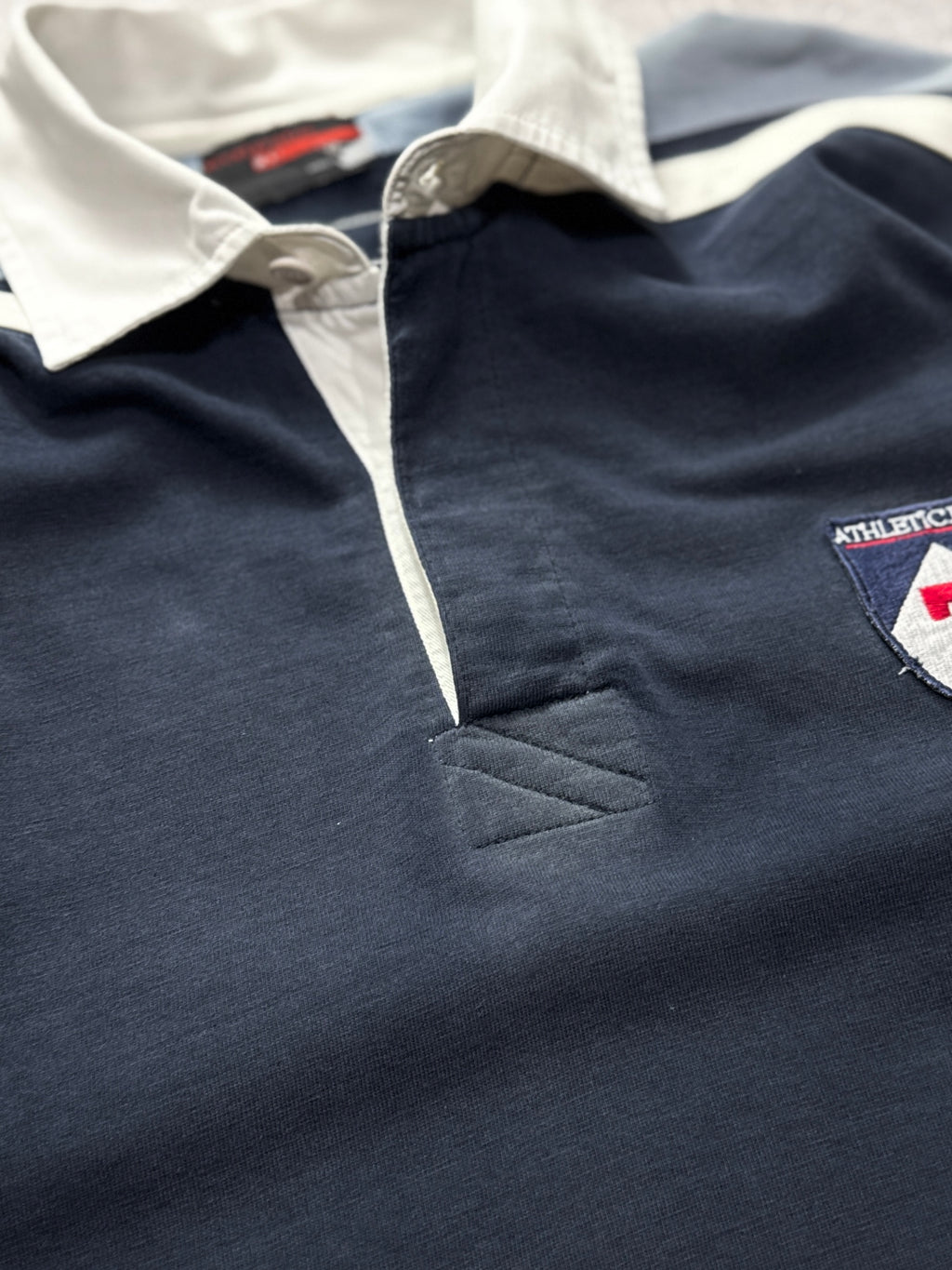 Vintage 2000s Athletic Dept Rugby Sweater (L)