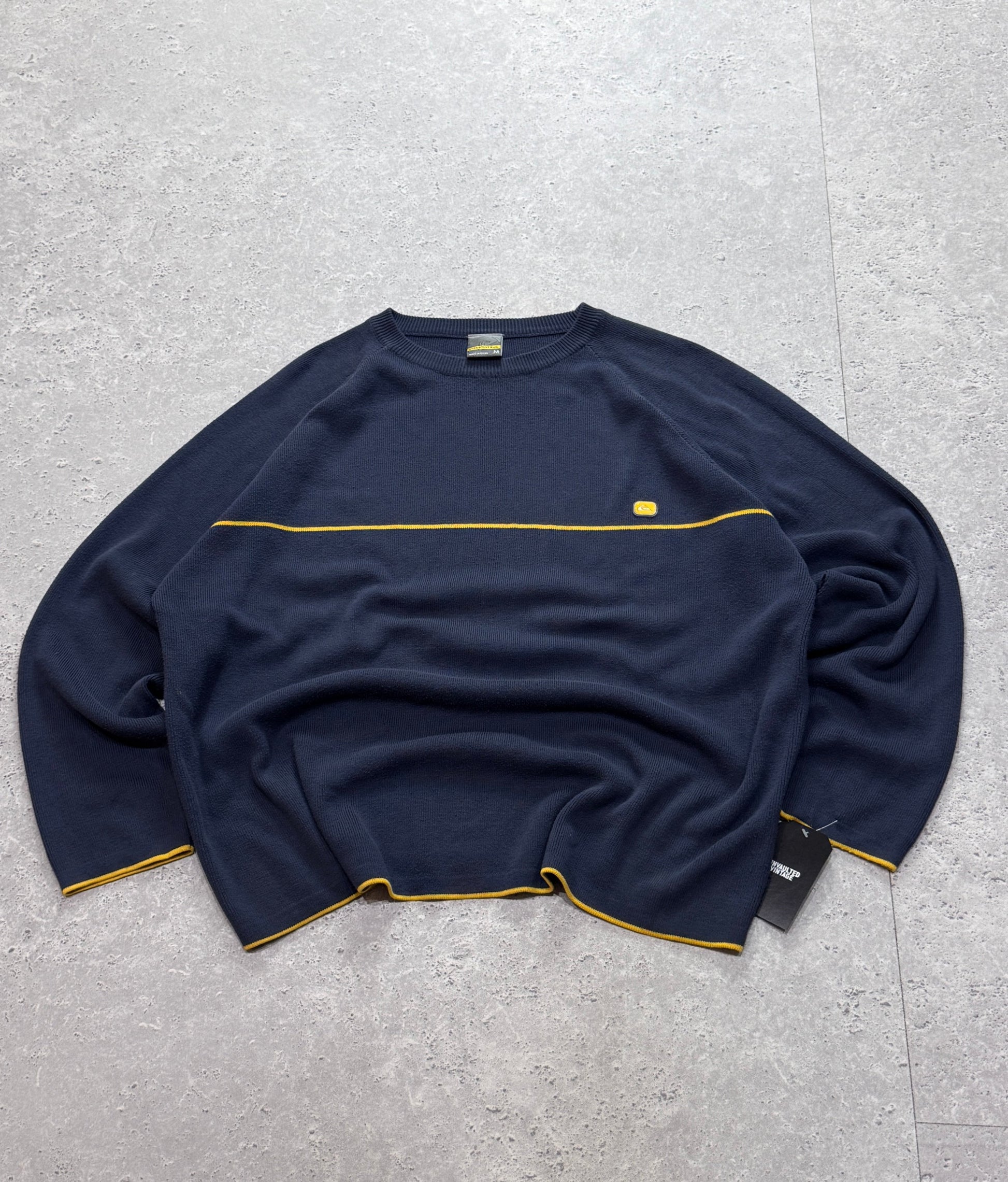 Vintage 2000s Quiksilver Knitted Surfwear Sweater (L)