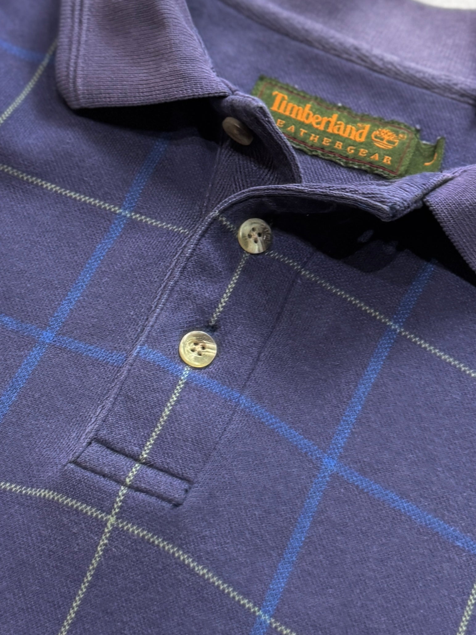 Vintage 90s Timberland Weathergear Polo Shirt (L)