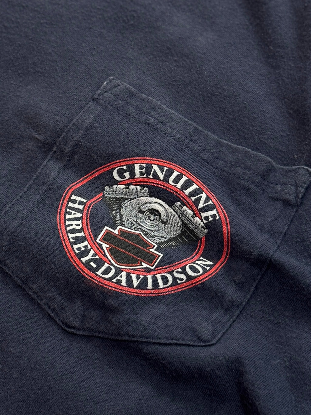Vintage 2000s Harley Davidson Pocket Tee (L)