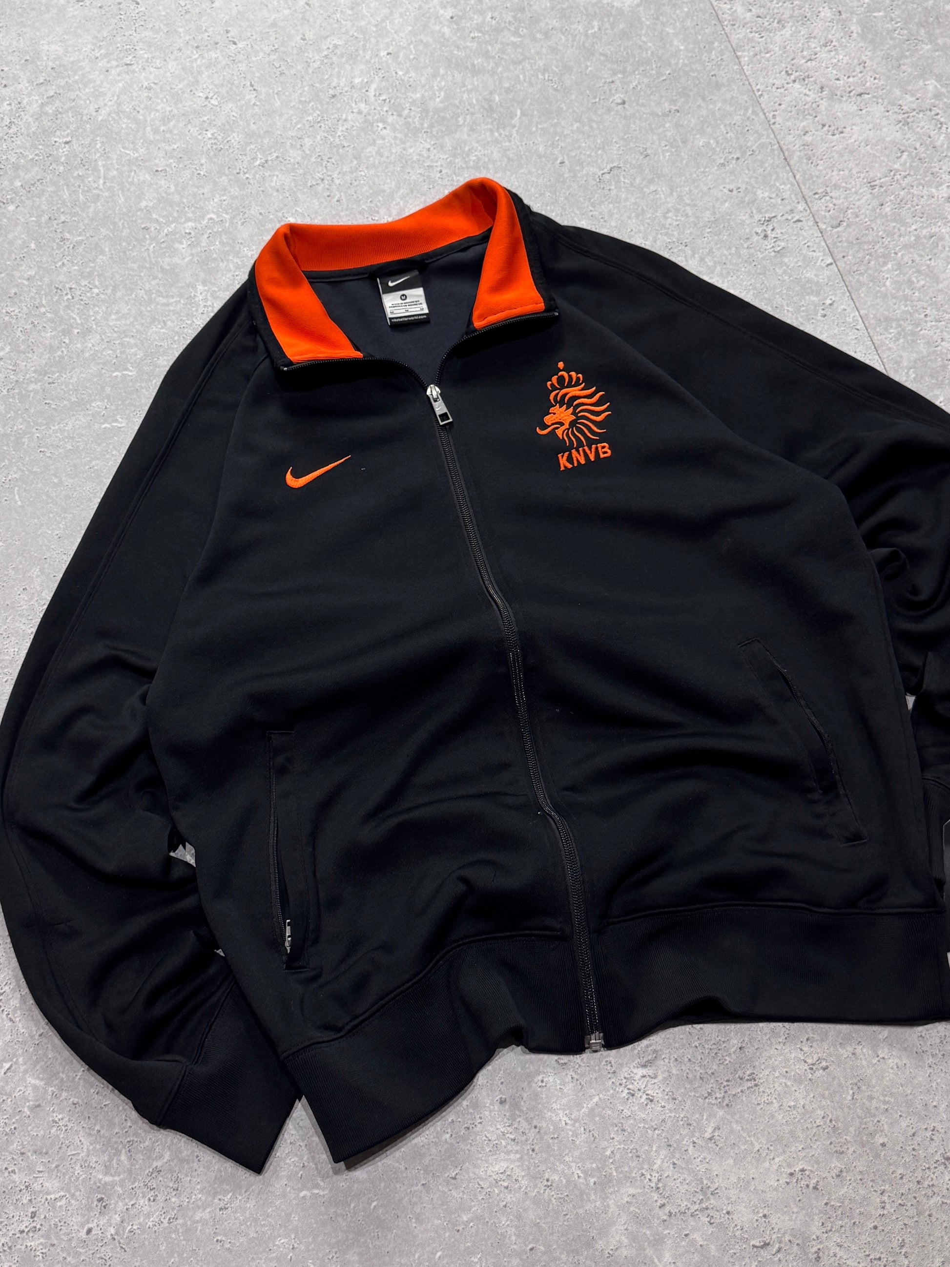 Vintage 2000s Nike X Netherlands Football Track Jacket (L)