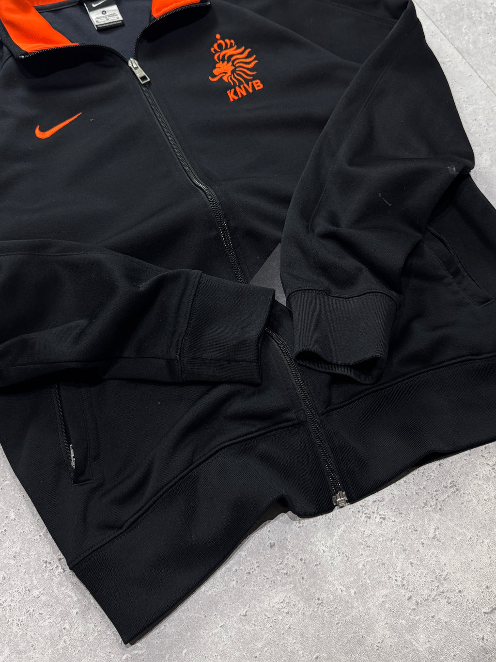 Vintage 2000s Nike X Netherlands Football Track Jacket (L)