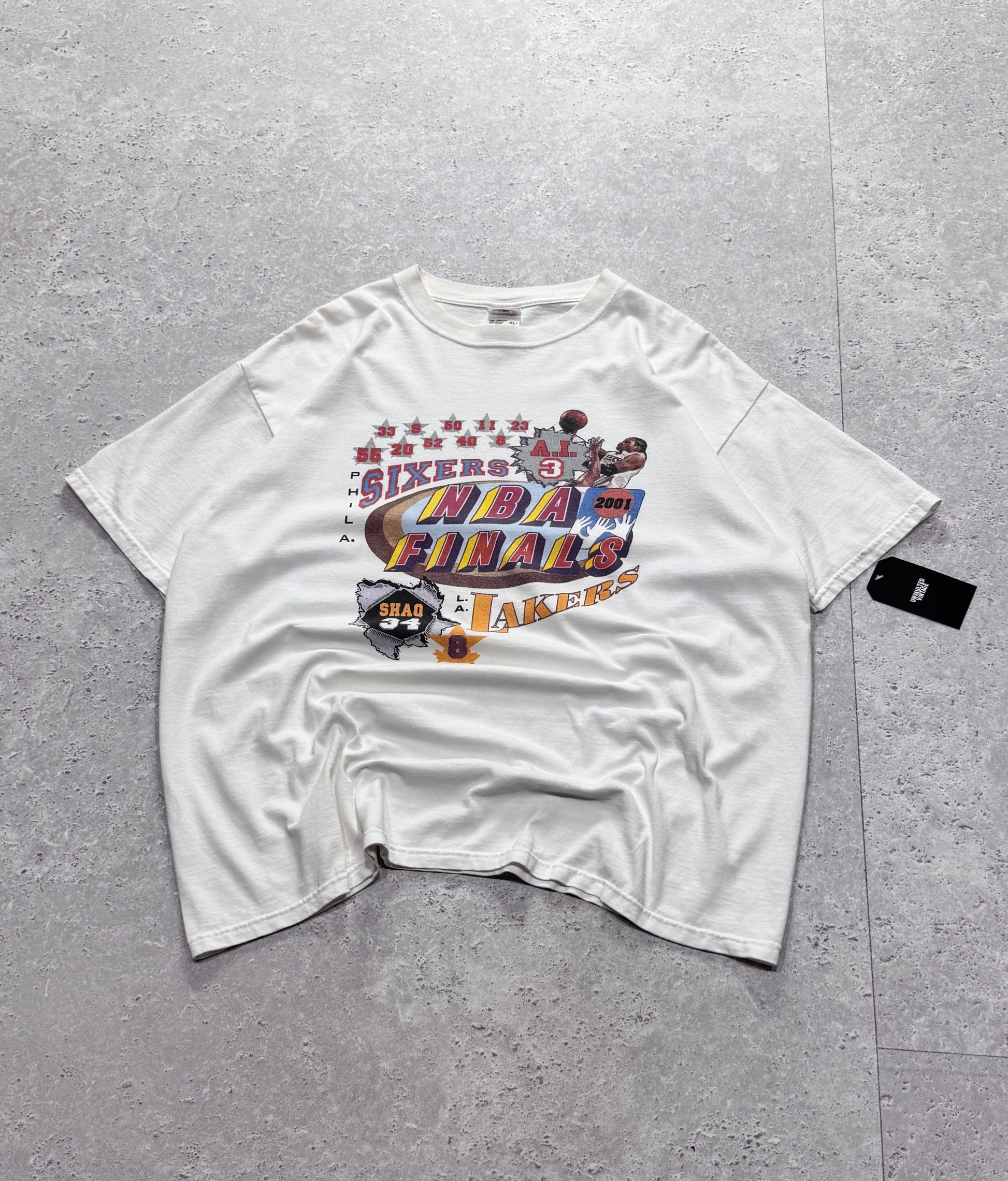 Vintage 2001 NBA Finals Allan Iverson Tee (XL)