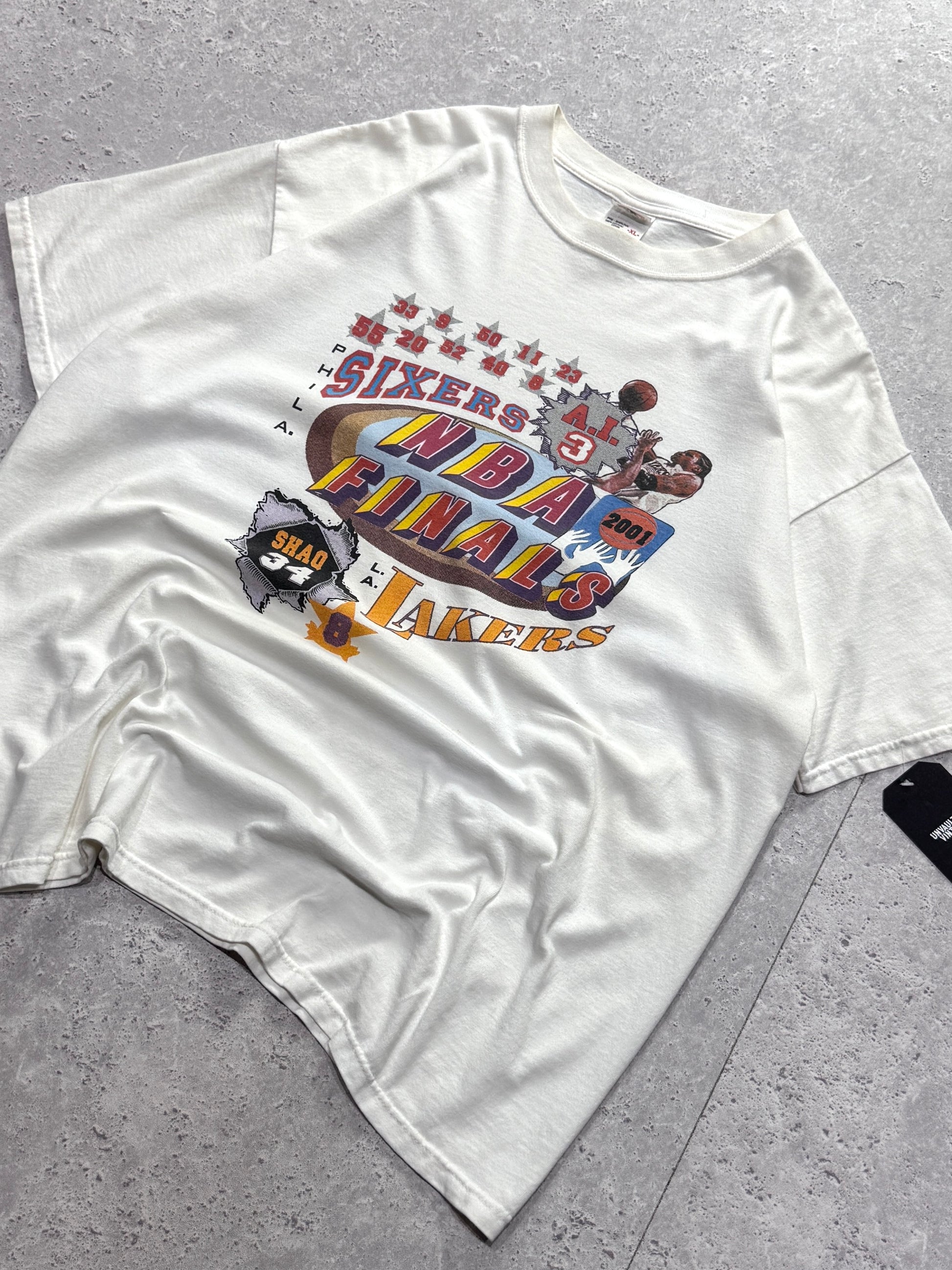 Vintage 2001 NBA Finals Allan Iverson Tee (XL)