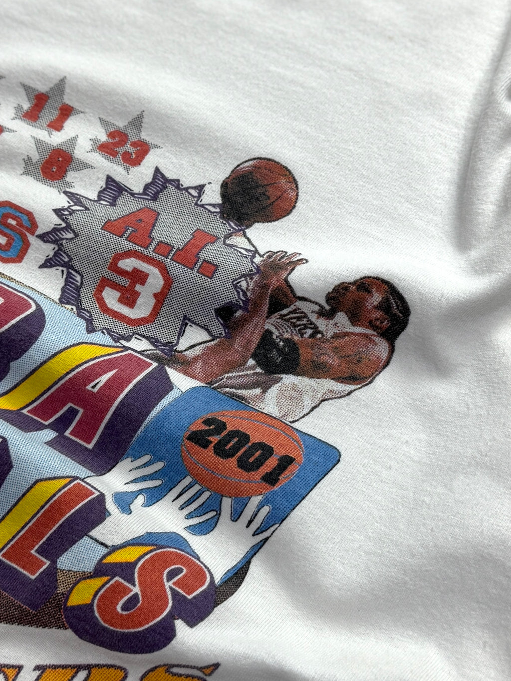 Vintage 2001 NBA Finals Allan Iverson Tee (XL)