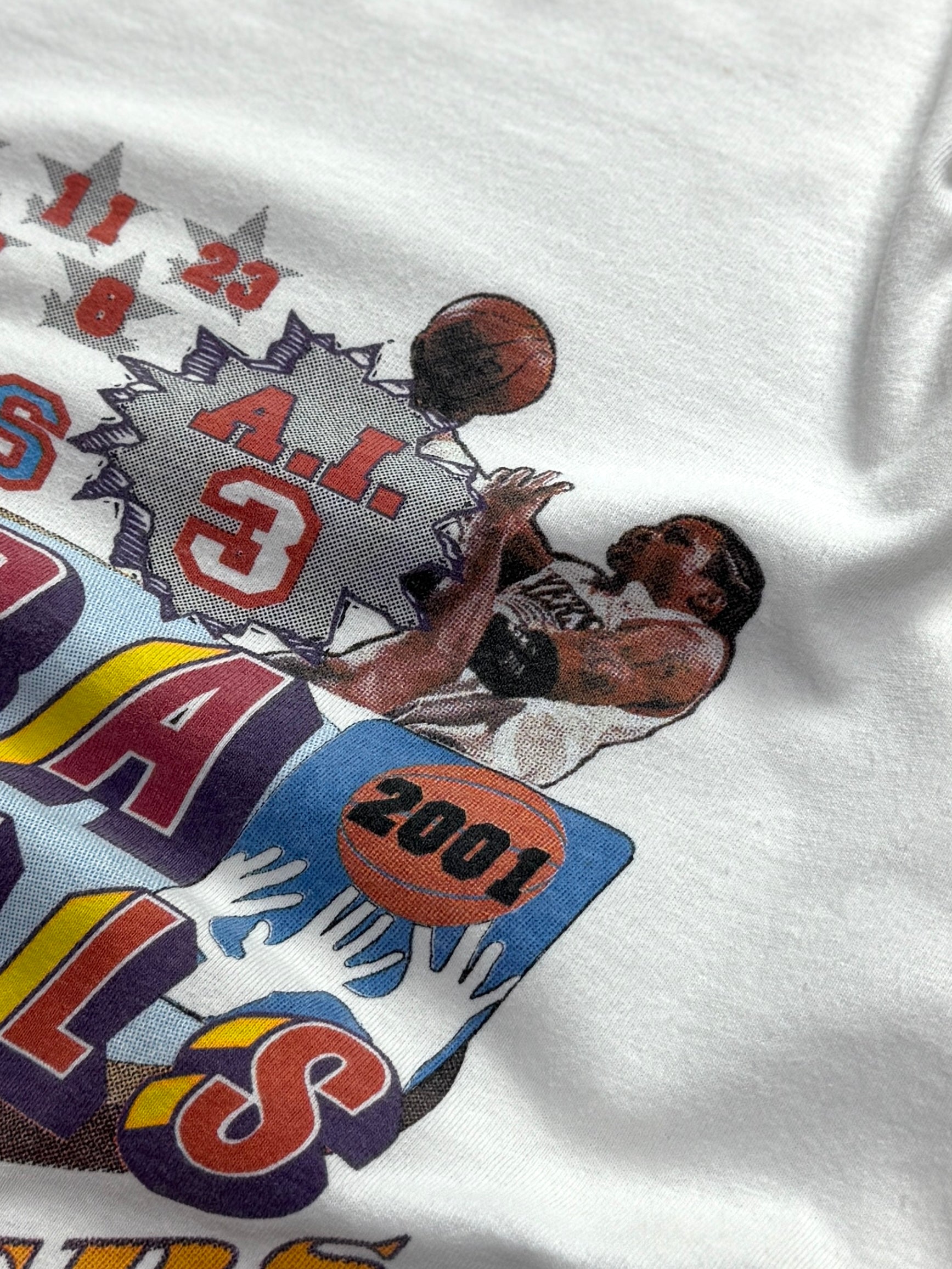 Vintage 2001 NBA Finals Allan Iverson Tee (XL)