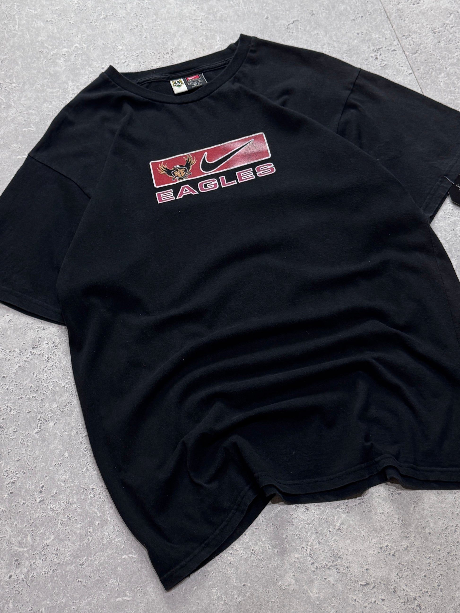 Vintage 2000s Nike X Manly Sea Eagles NRL Tee (L)