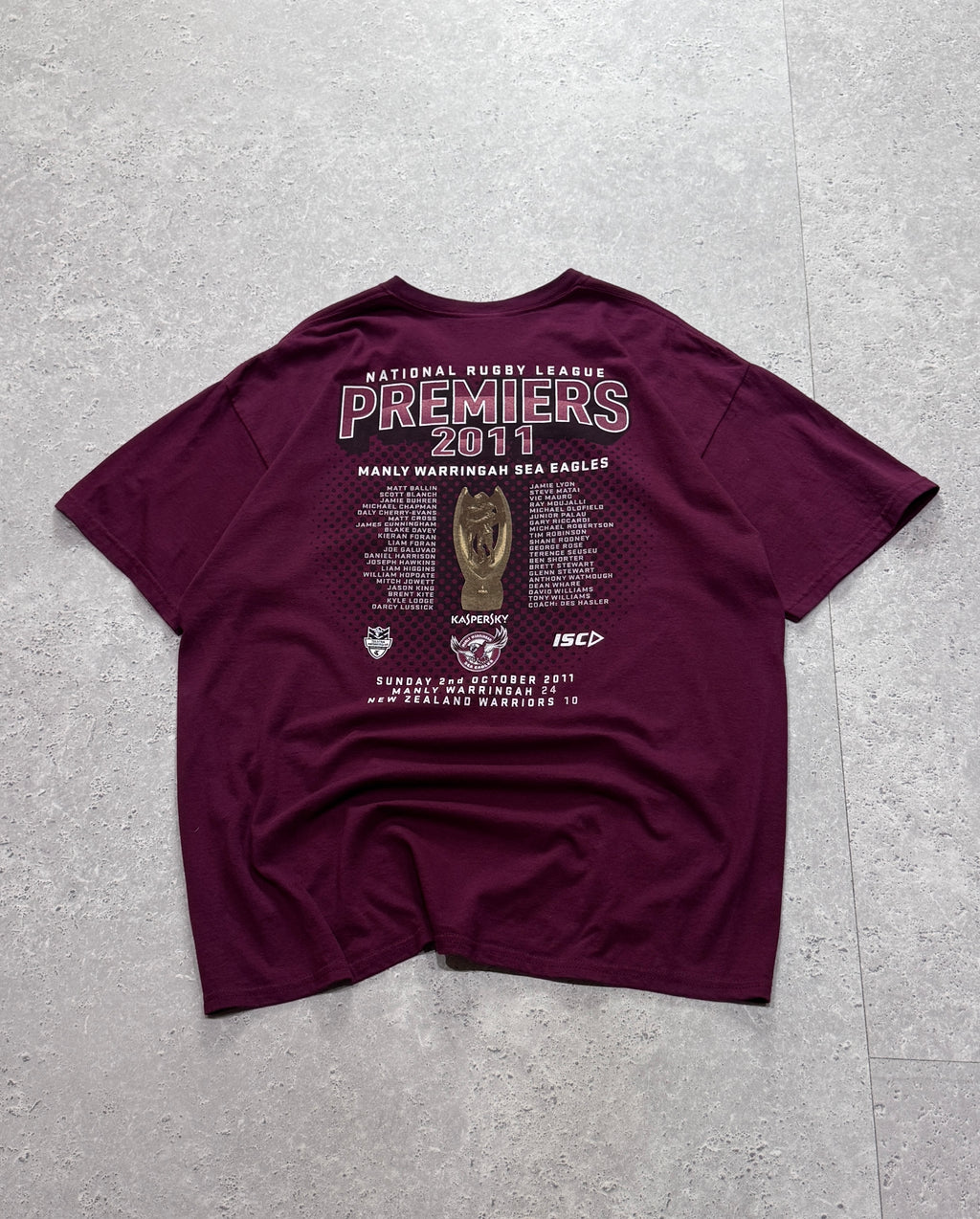 2011 Manly Sea Eagles NRL Finals Tee (XL)