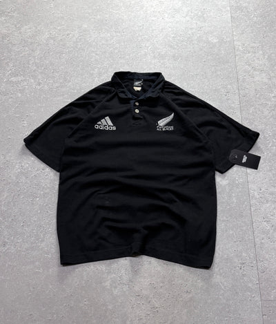 Vintage 90s Adidas X New Zealand All Blacks Rugby Jersey (M)
