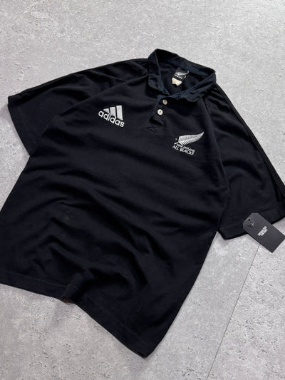 Vintage 90s Adidas X New Zealand All Blacks Rugby Jersey (M)