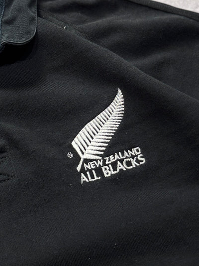 Vintage 90s Adidas X New Zealand All Blacks Rugby Jersey (M)